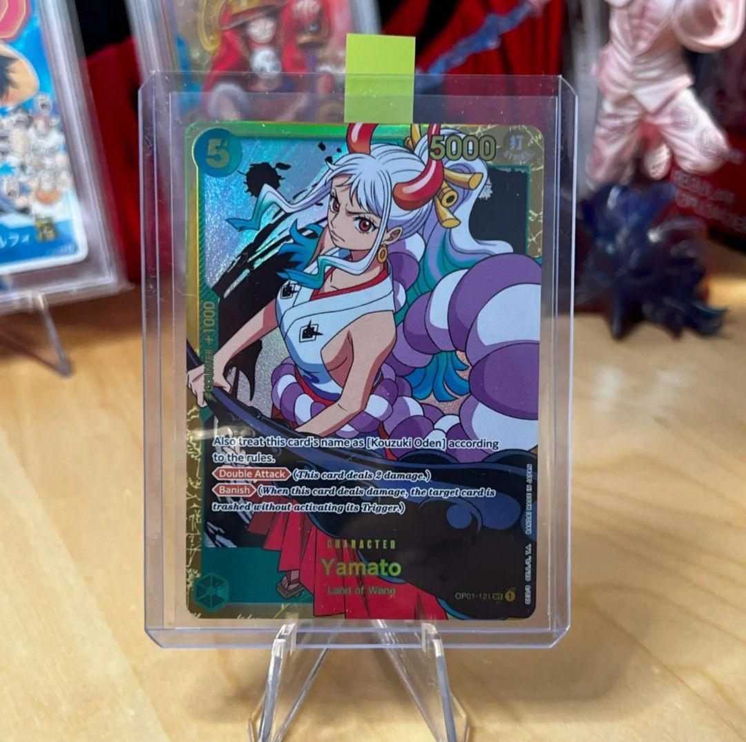 Yamato ヤマト OP01-121 SEC TREASURE CUP ワンピ Yamato OP01-121 SEC ROMANCE DAWN - ONE PIECE Card Game