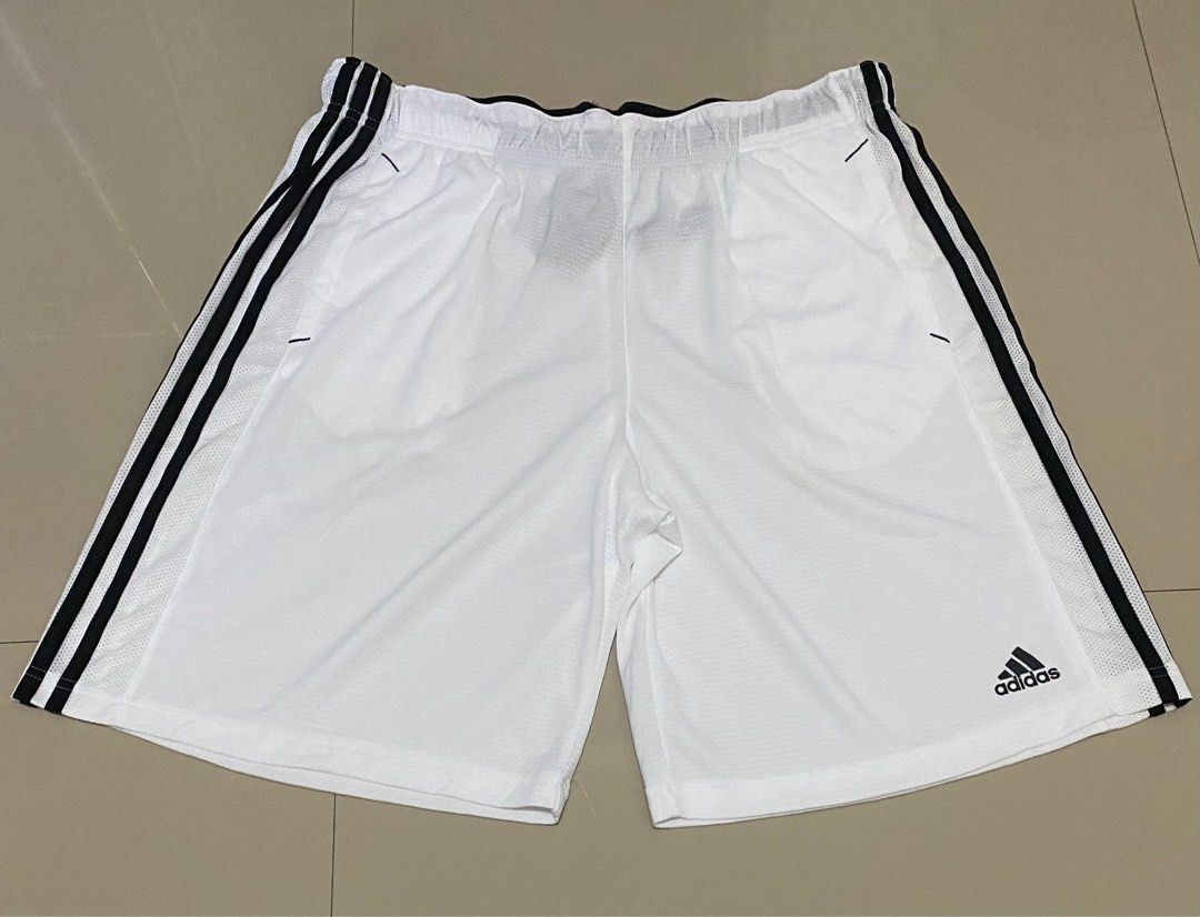Adidas climalite shorts white on sale