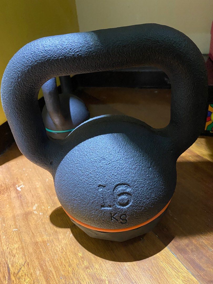 Original Corength Decathlon Cast Iron Kettlebell with Rubber Base