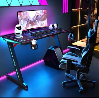 Used computer discount table and chair