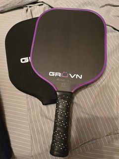 Pickleball Paddle - Purple Edge Guard Carbon Fiber with Box and Cover 16 S