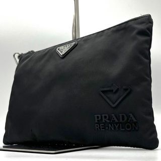PRADA Prada clutch bag RE-NYLON black