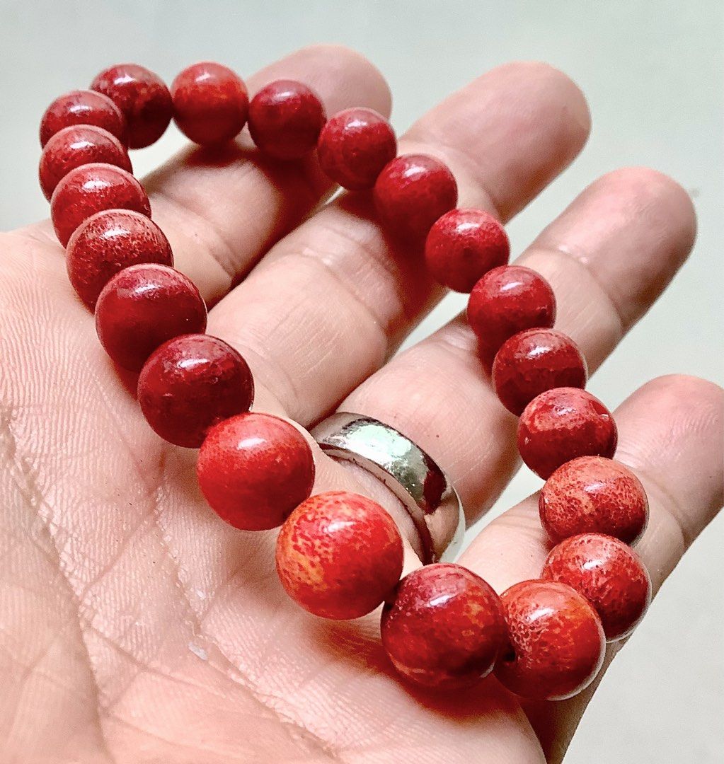 Red coral bracelet outlet