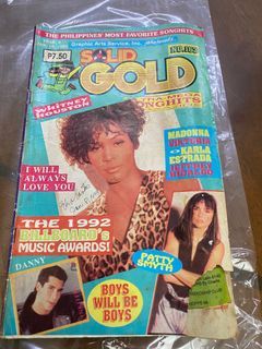 SOLID GOLD SONGHITS MAG SONG HITS - BOYS WILL BE BOYS , Whitney Houston , Patty Smyth , Madonna