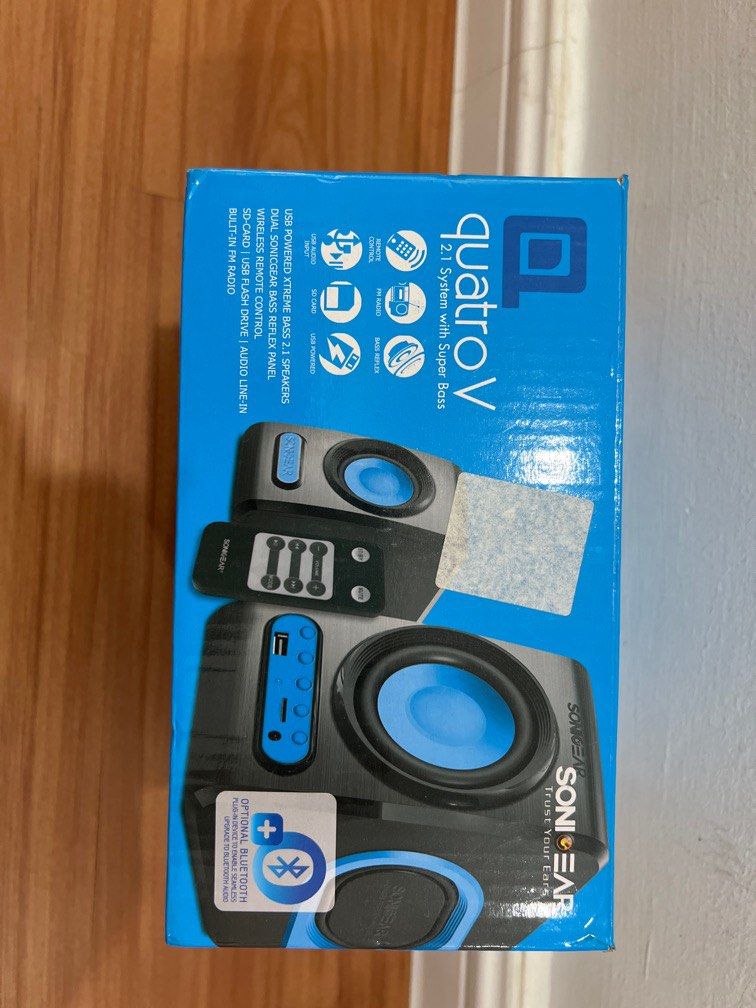 Quatro v 2.1 system with super bass 2025