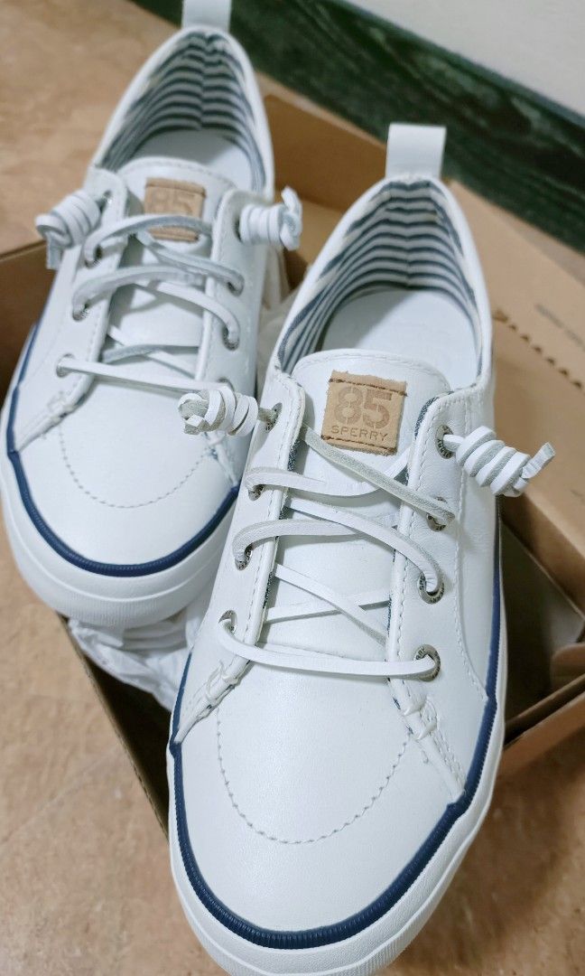 White sale sperrys womens