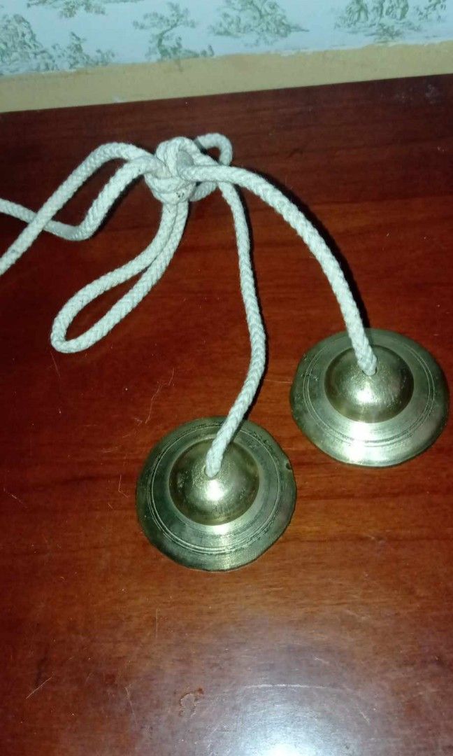 Spiritual Musical Instruments cymbals (Category: Musical Instruments) located in Caloocan City. Submitted by chonadura91470 (Listing ID 1289971622, Image 1). Description: vintage, spiritual Musical Instruments cymbals...2.4 inches diameter.
