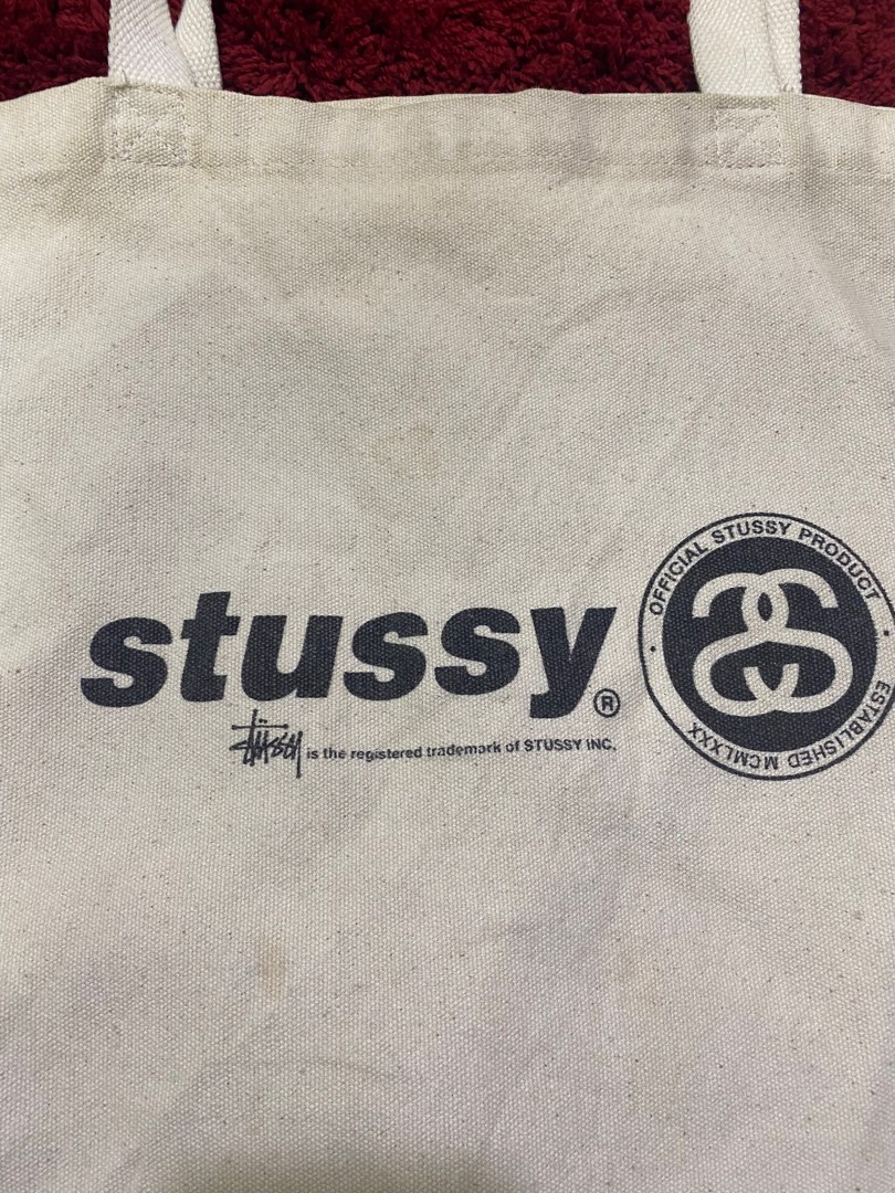 STUSSY TOTE BAG Men s Fashion Bags Sling Bags on Carousell
