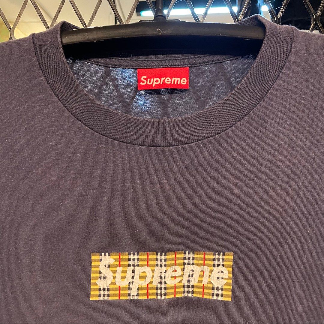 Supreme Box Logo Burberry 1997