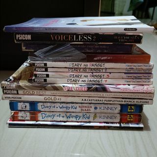 TAKE ALL BUNDLE ONLY - Wattpad, PSICOM, Manga, Diary of a Wimpy Kid,  Books and Magazines