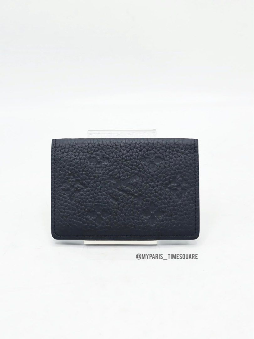 Taurillon Monogram Embossed Cowhide Leather Pocket Organizer