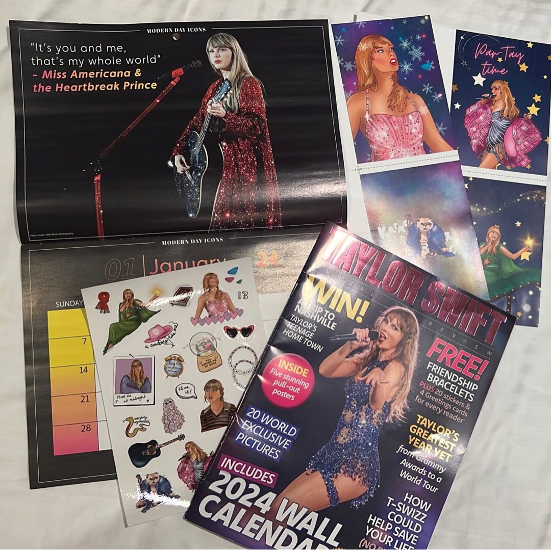 （全新未拆）Taylor Swift Annual Review Magazine 2024 Calender ( Sydney) on