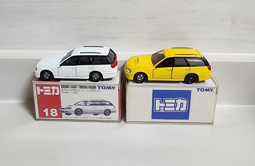 TOMY Tomica Subaru Legacy Touring Wagon 2 Pieces Set