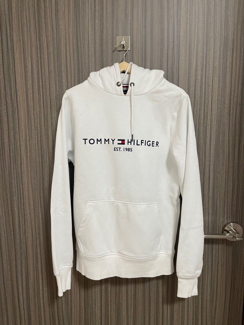 White hilfiger hoodie online