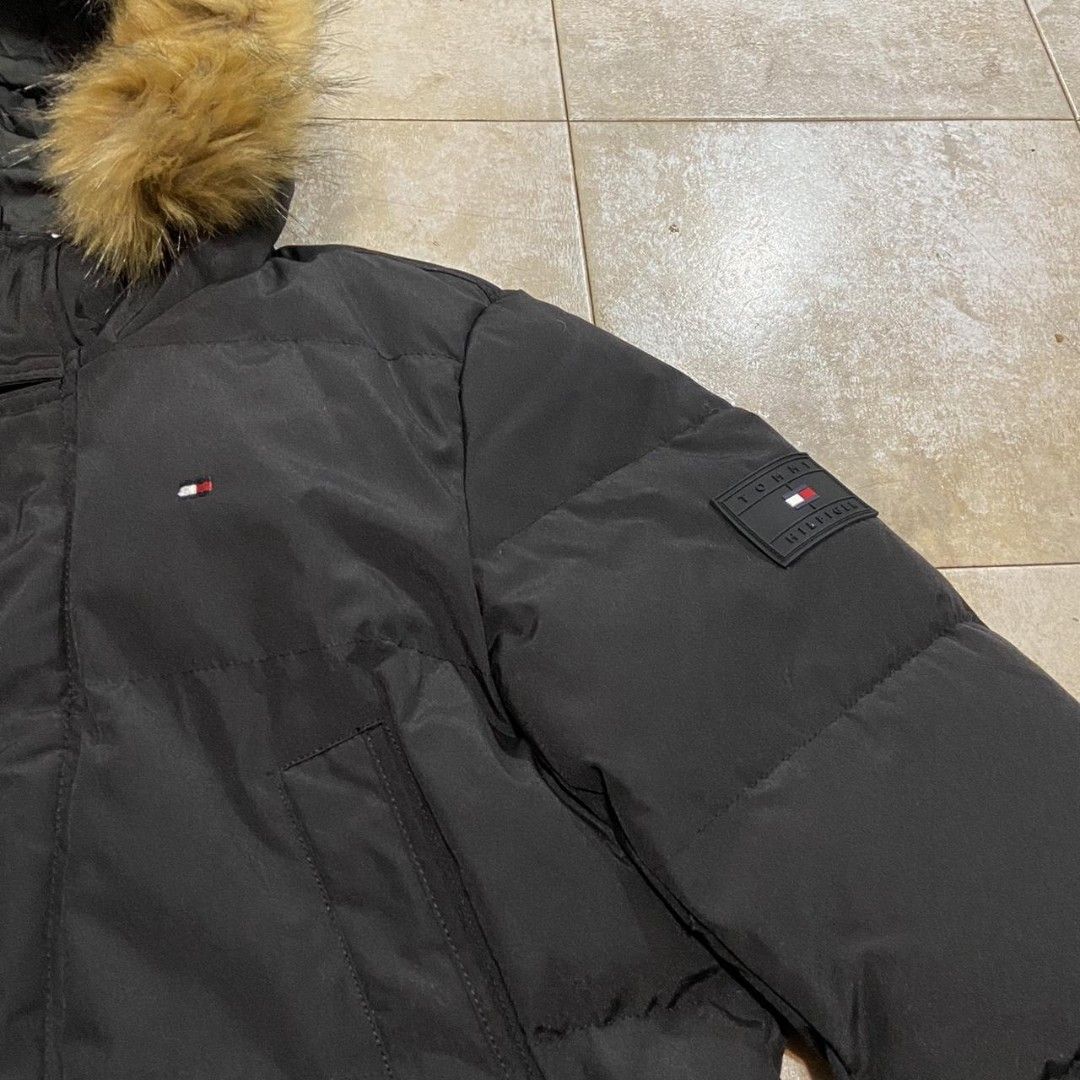 Tommy hilfiger on sale fur parka