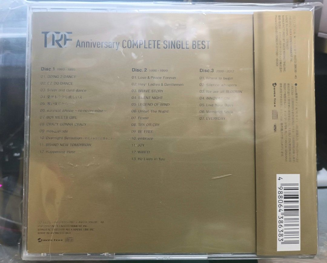 TRF – 20th Anniversary Complete Single Best (3 CD), Hobbies & Toys