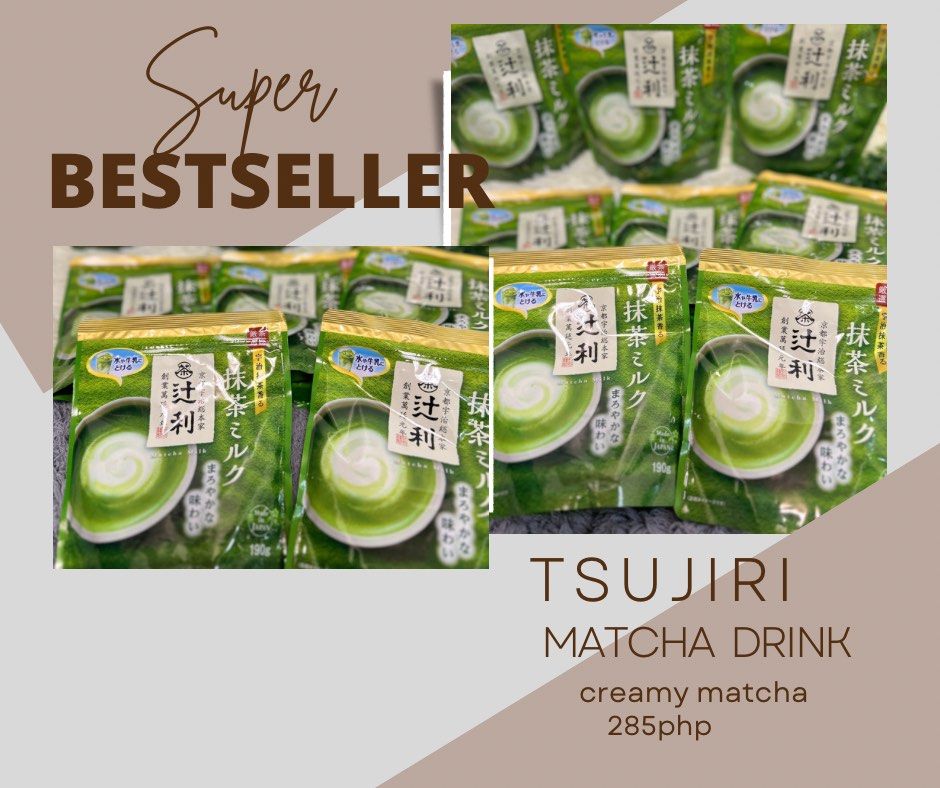 Tsujiri Japanase Matcha latte (Category: Beverages) located in Manila. Submitted by lengmanana52488 (Listing ID 1289993113, Image 1). Description: great tasting creamy matcha drink taste like Starbucks matcha latte bestselling Japan product.