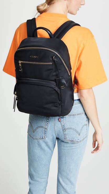 Tumi Voyageur Hagen Backpack Leather Women s Fashion Bags Wallets Backpacks on Carousell