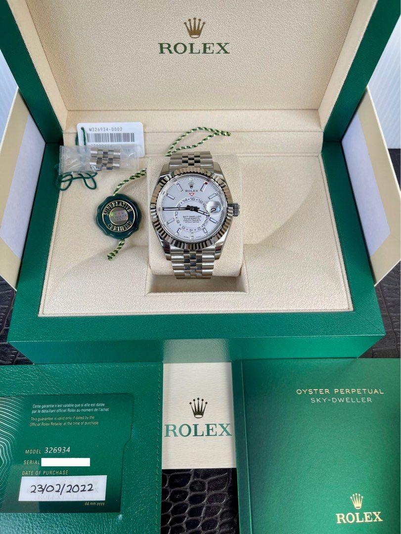rolex sky dweller ref 326934