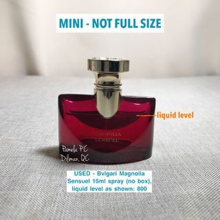 (USED) Travel Spray - Bvlgari Magnolia Sensuel 15ml spray (NO BOX)