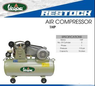 Vespa Air Compressor 1HP