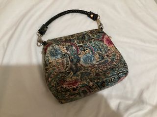 Vintage Magnolia Classic Bag Small with side pocket