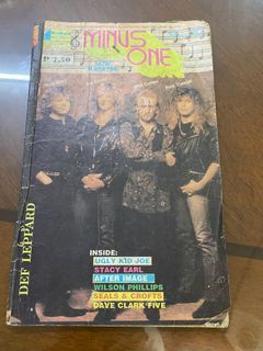 Vintage Minus One Songhits Song Hits Music Magazine - OPM After Image , Def Leppard , Ugly Kid Joe