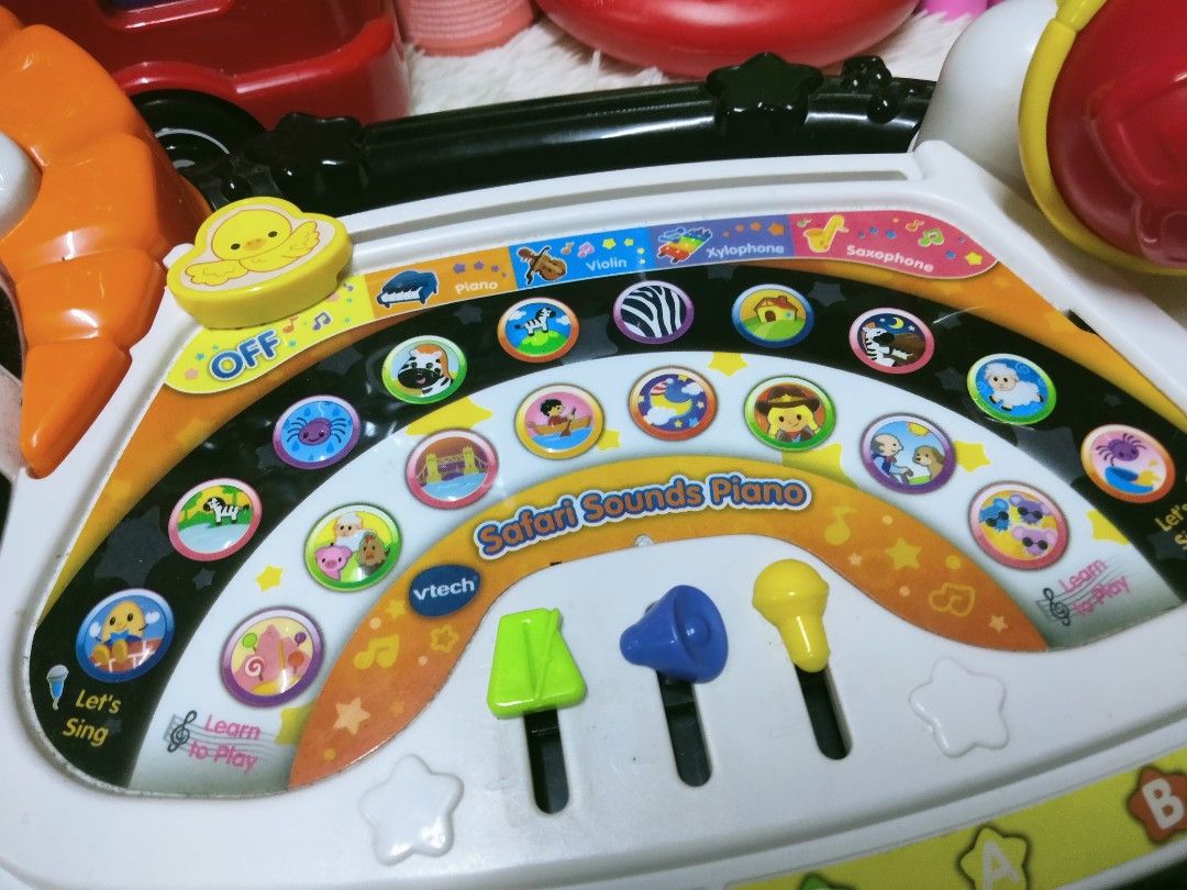 Vtech safari outlet sounds piano