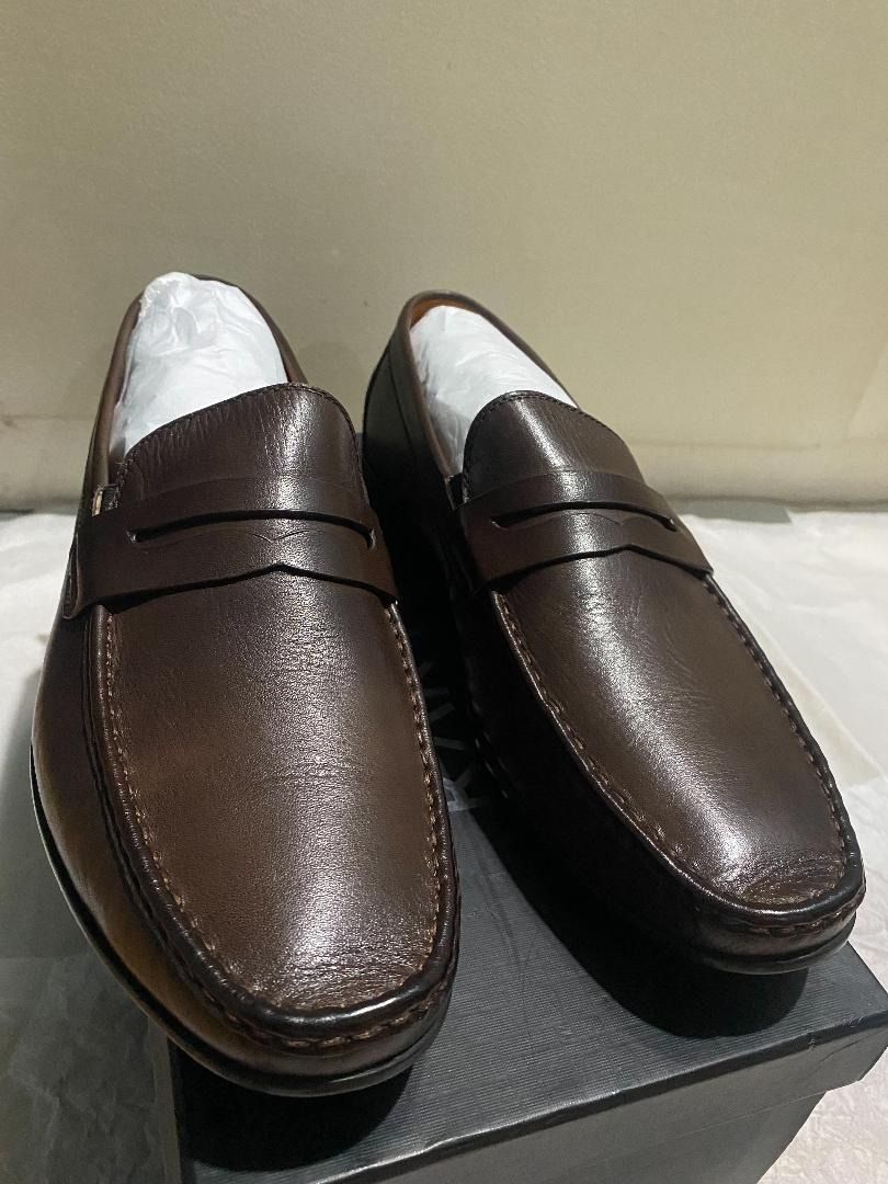 Weston Loafers from Kartel Size 11 (Category: Dress Shoes) located in Manila. Submitted by sammy_99 (Listing ID 1290020464, Image 2). Description: Meet Ups are OK. Meet Up Location: Trinoma, SM North, Mall of Asia, SM Megamall, SM San Lazaro, Fisher Mall, Within City of Manila, or nearby area. P2500. Bought New at P4900+. Weston Loafers from Kartel Size 11 Notes: Photos posted are of the actual item at hand. Never worn. No hidden defects..