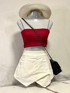 White Skort (Skirt/Shorts)