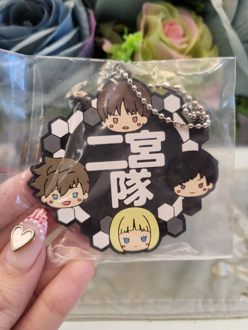 World Trigger Ninomiya Squad Rubber Keychain (Category: J-Wave Merchandise) located in San Fernando. Submitted by jpmarketplace2023 (Listing ID 1290026737, Image 1). Description: 💚 All items are authentic from Japan. 💛 MOP: GCash (❌️ GCash Protect) 🩵 MOD: LBC only (❌️ S. Checkout, COD, COP) 💙 Meet-up: Vista Mall, San Fernando, Pampanga 💜 All items are on-hand. 🧡 First to pay gets the item first. ❤️ Breakable items are packed with care and c
