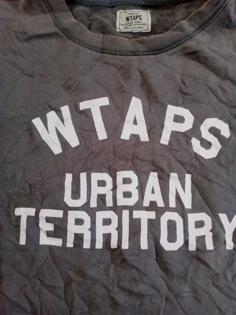 WTAPS Sweatshirt (Category: Activewear) located in Morong. Submitted by sanjuancla56319 (Listing ID 1290074163, Image 3). Description: WTAPS urban territory sweatshirt XXL on tag excellent condition price 1500 plus sf location morong rizal mop gcash or maya via jnt.