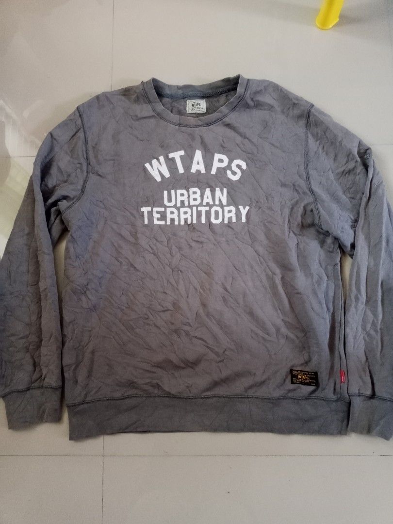 WTAPS Sweatshirt (Category: Activewear) located in Morong. Submitted by sanjuancla56319 (Listing ID 1290074163, Image 1). Description: WTAPS urban territory sweatshirt XXL on tag excellent condition price 1500 plus sf location morong rizal mop gcash or maya via jnt.