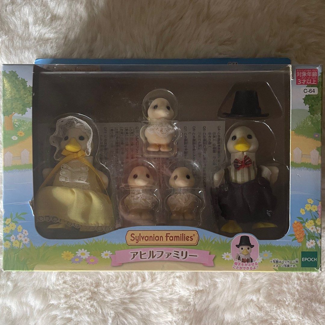 Wts sylvanian families direct from japan duck family seasonal, Hobbies &  Toys, Toys & Games on Carousell