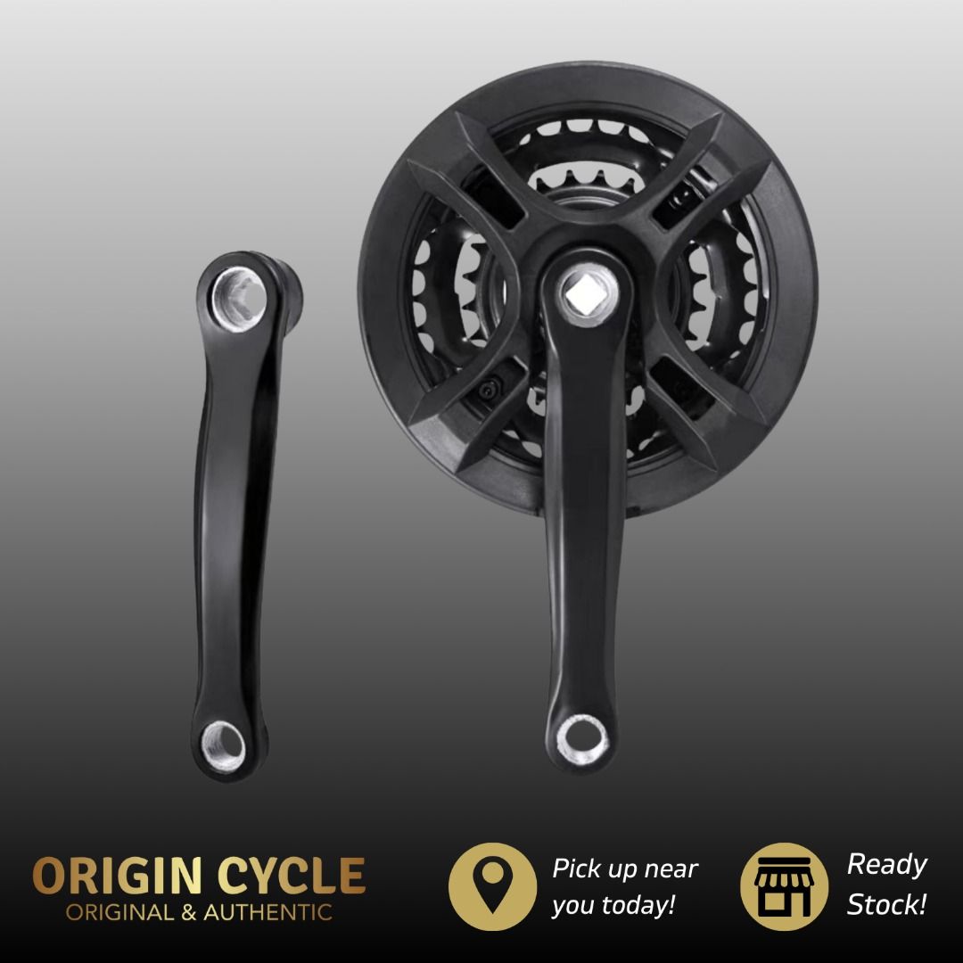 3 Speed Crank Bicycle MTB Fixie Road Bike Crankset Speed Crank