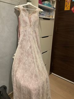 Shiny pink evening dress62975774749825118