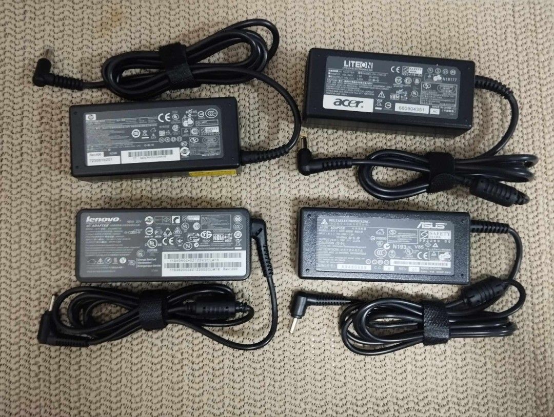 Adapter for laptop charger (Category: Chargers) located in Manila. Submitted by reiolshoppe (Listing ID 1290162539, Image 1). Description: note: price is for attention only: kindly pm for exact item for exact price of charger all kinds of laptop charger for sale power cords universal charger Acer Dell Asus HP Lenovo Samsung Sony Toshiba Fujitsu Nec brand new comes with warranty replacement we deliver nationwide pm for inquiries and price we also 