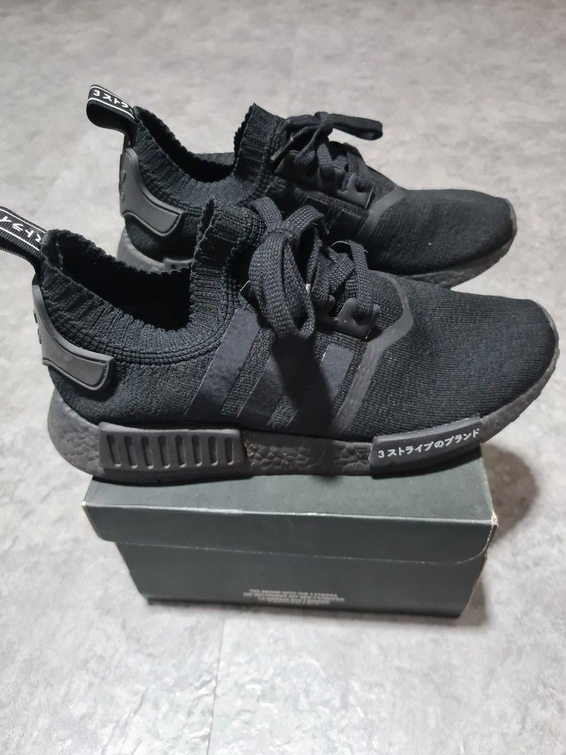 Adidas NMD R1 PK Triple Black Japan Men s Fashion Footwear