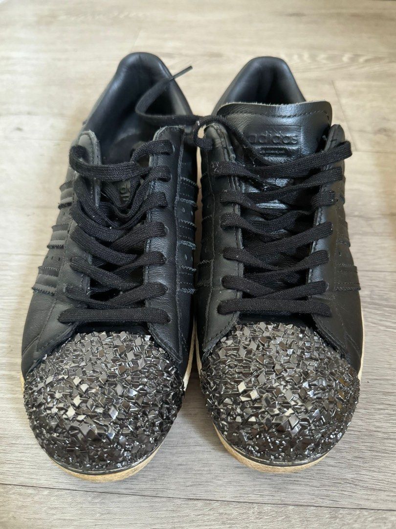 Superstar metal toe Orange homme cheap