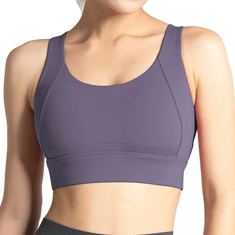 Aiithuug Sports Bra for Women Criss-Cross Back Padded Sports Bras Bounce  Control Support Yoga Bra with Removable Cups Gym Bra, 女裝, 運動服裝- Carousell