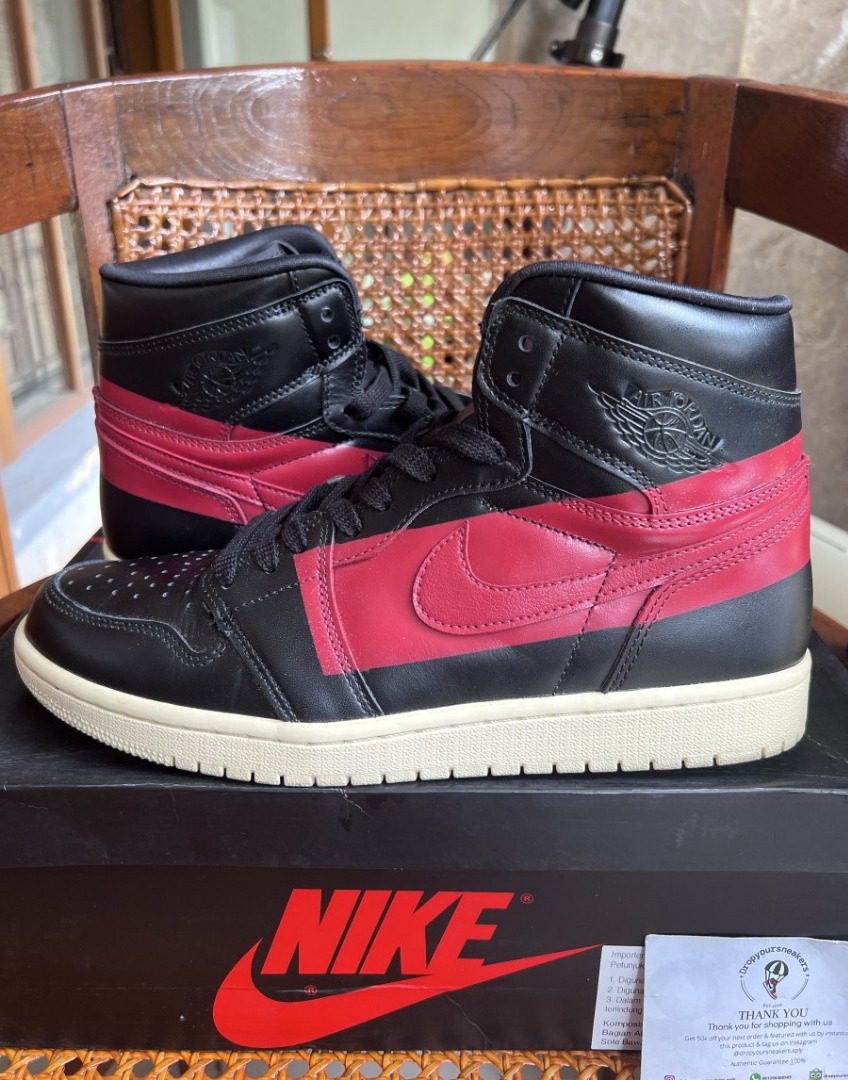 AJ 1 HI Air Jordan 1 High Defiant Couture Black Fesyen Pria Sepatu Sneakers di Carousell