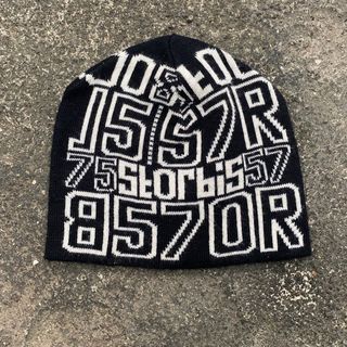 AOP Knitted Graphic Bonnet Toque