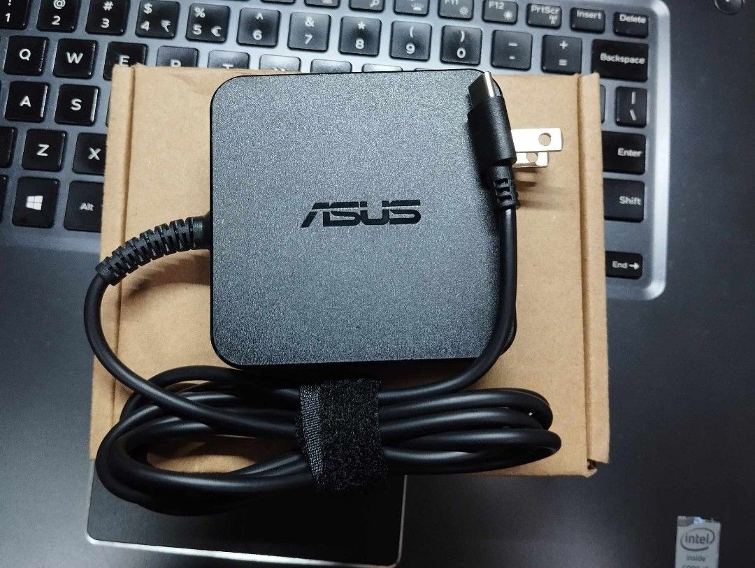 Asus USB type C laptop charger 65 watts (Category: Chargers) located in Manila. Submitted by reiolshoppe (Listing ID 1290148974, Image 3). Description: .