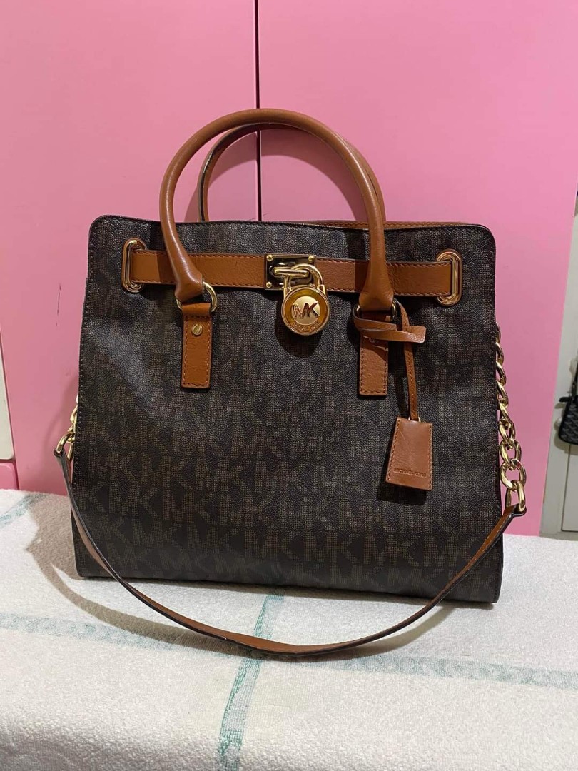 Authentic Michael Kors 2way Bag Large size, 女裝, 手袋及銀包, 單肩