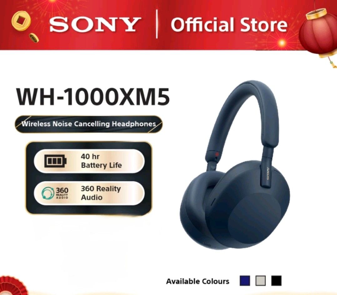 Authentic Sony WH1000X-M5 headphone