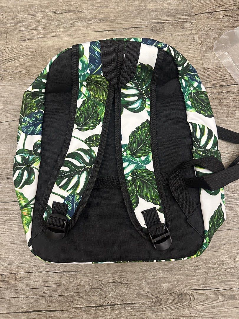 Monstera leaf shop backpack