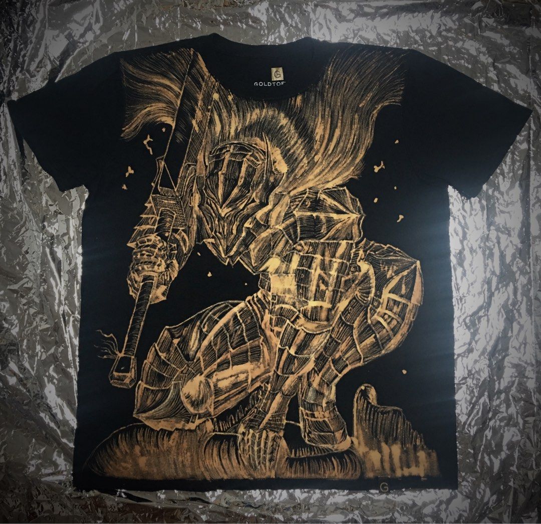 Berserk Guts (Berserker Armor) (Category: Tshirts & Polo Shirts ) located in Plaridel. Submitted by eraxer___x___xtain (Listing ID 1290108177, Image 1). Description: Custom Open! Dm me! Tshirt brand: Fruit of the loom (S-2XL) Featuring: Guts from Berserk Hand-painted with bleach on 100% cotton shirt. Sorry no refunds,returns. Wash cold and tumble dry low heat. #anime #manga #guts #berserk #grififfth.