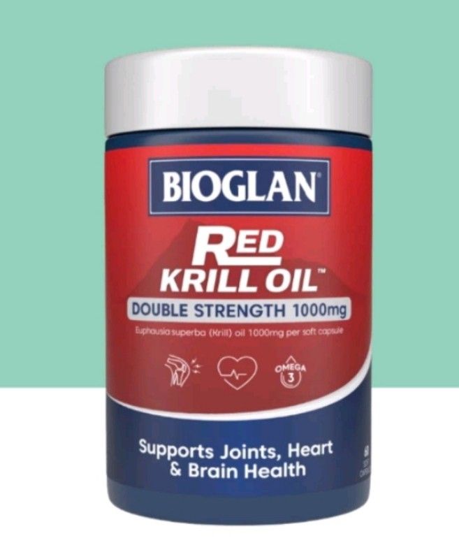 Bioglan red krill oil 1000mg 60 capsules new arrivals