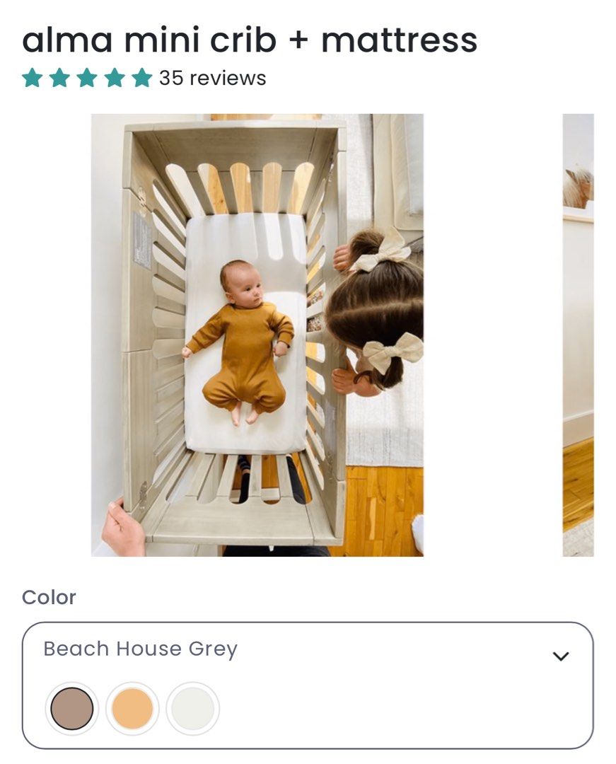 Alma mini crib recall hotsell