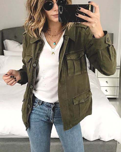 Bossini utility bomber jacket unisex Women s Fashion Coats